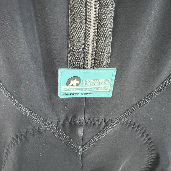 ASSOS of Cycling Suit Tights Large Black Padded Seat Stirups Tank Mesh Athletic - Picture 5 of 10